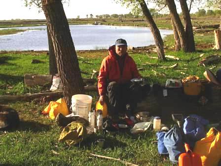 First Rio Grande River camp site